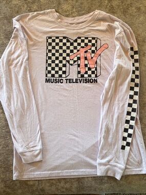 MTV Light Violet Long Sleeve Tee